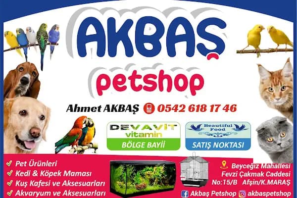 AKBAŞ PETSHOP - Evcil Hayvan Malzemeleri Mağazası - Kahramanmaraş Afşin