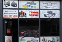 Escom Bilişim Cep Telefonu Tablet Laptop Notebook Yazıcı Her Türlü Elektronik Alet Tamir servisi