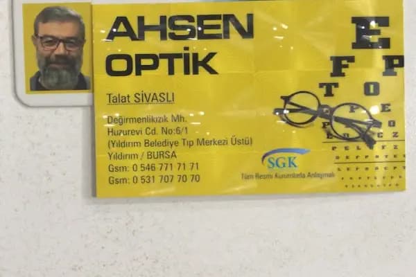 Ahsen Optik - Optik - Bursa Harmancık
