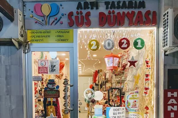 Artı Tasarım Süs Dünyası. /Balon Kutusu Sakarya Şubesi - Parti Malzemeleri Mağazası - Sakarya Adapazarı