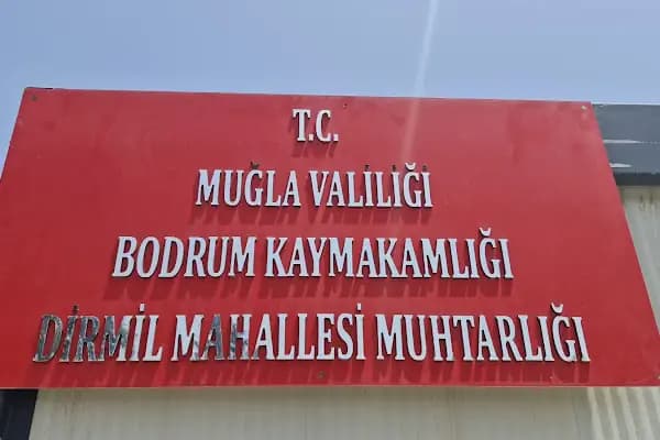 Dirmil Mahalle Muhtarlığı - Devlet Dairesi - Muğla Menteşe