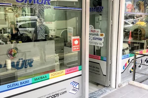ÖMÜR COPY CENTER - MATBAA - BASKI - FOTOKOPİ - KAŞE - POSTER - Fotokopi ve Ozalit - İstanbul Küçükçekmece