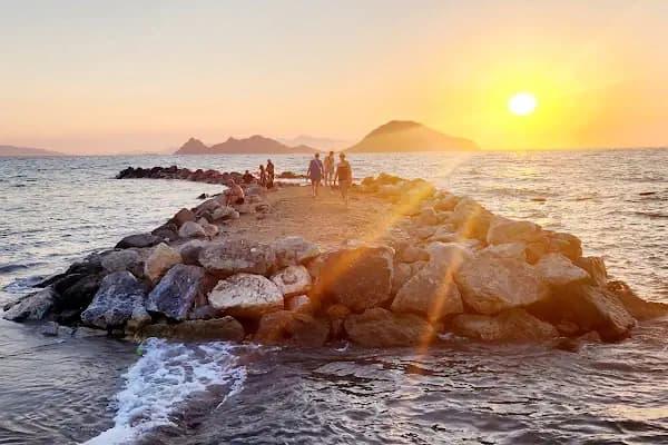 Turgutreis Halk Plajı - Turistik Yer - Muğla Bodrum