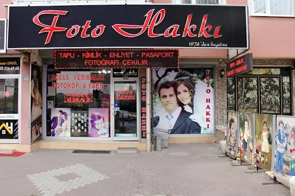 FOTO HAKKI Fotoğraf Stüdyosu (AYDOĞDU ŞUBESİ) - Fotoğrafçı - Konya Akşehir