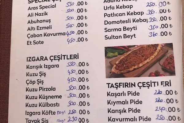 Aras Kebap Restaurant - Kebap Restoranı - Kocaeli Başiskele