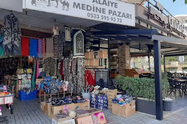 ALANYA MEDİNE PAZARI HAC VE UMRE MALZEMELERİ ŞAL EŞARP TÜLBENT KİTAP HEDİYELİK EŞYA HURMA ZEMZEM İSLAM SHOP HİJAP GİFT - Mağaza - Antalya Döşemealtı