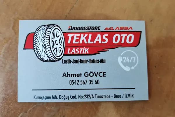 Teklas Oto Lastik - Oto Lastik Dükkanı - İzmir Buca