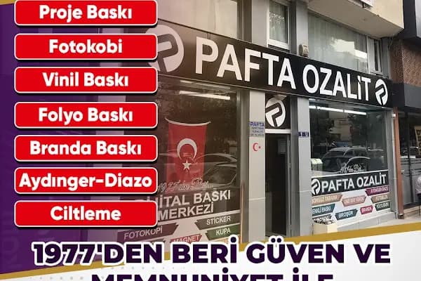 Pafta Ozalit - Dijital Baskı Merkezi - Konya Selçuklu