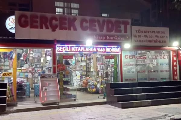 GERCEK CEVDET KİTAP KIRTASİYE - Kitapçı - Adana Çukurova