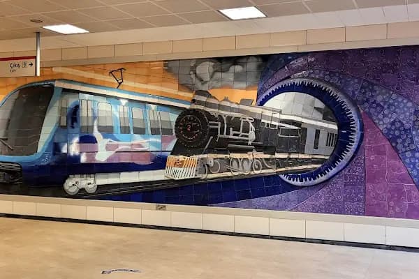 Yenisahra Metro İstasyonu - Otobüs Durağı - İstanbul Kadıköy