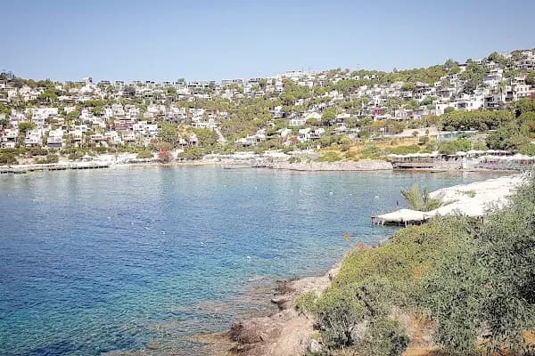 Aktur tatil sitesi ortaburun plajı - Kumsal - Muğla Bodrum
