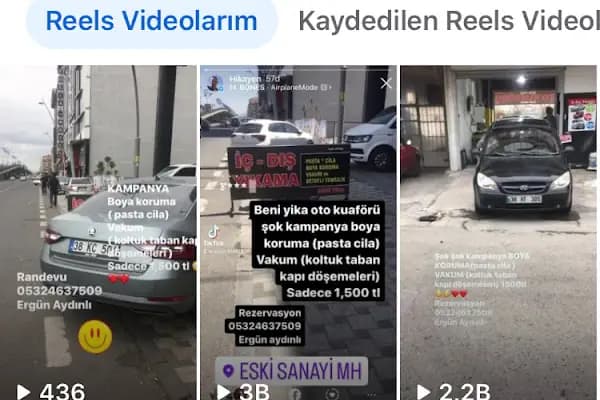 Ergün Aydınlı Baby otokuaförü iç dış yıkama binek araçlar için 500₺ başlamaktadır - Araba Yıkama - Kayseri Kocasinan