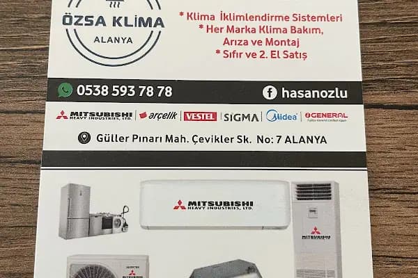 Klima Arıza Bakım Özsa Klima Alanya - Klima Tamir Servisi - Antalya Aksu