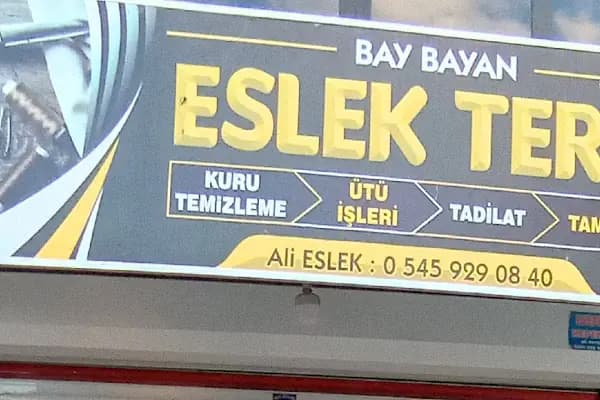 Eslek kuru temizleme ve terzi - Terzi - Şanlıurfa Halfeti