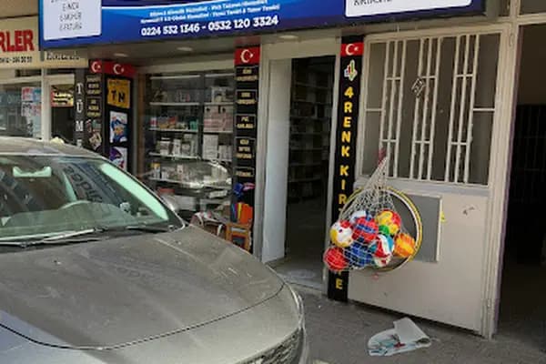 inegöl 4 Renk Kırtasiye Ofis Malzemeleri Kuşe Etiket Termal Etiket-Ribon etiket yazıcı - Kırtasiye - Bursa İnegöl