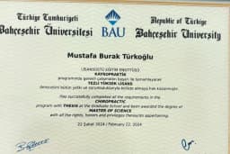 Uzm.Fzt Mustafa Burak Türkoğlu Kayropraktik ve Omurga Sağlığı