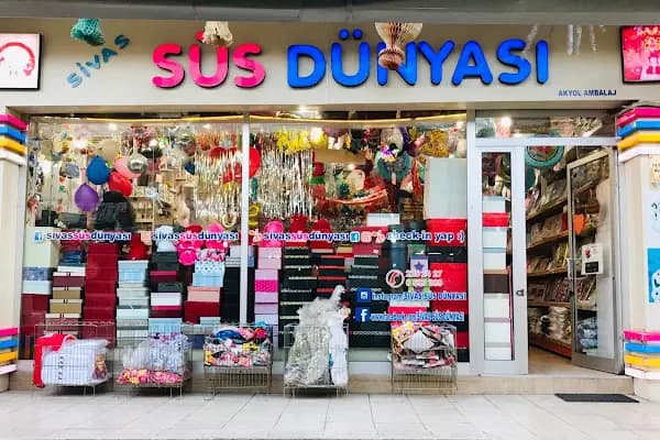SİVAS SÜS DÜNYASI PARTİ VE ORGANİZASYON MALZEMELERİ - Parti Malzemeleri Mağazası - Sivas Sivas Belediyesi