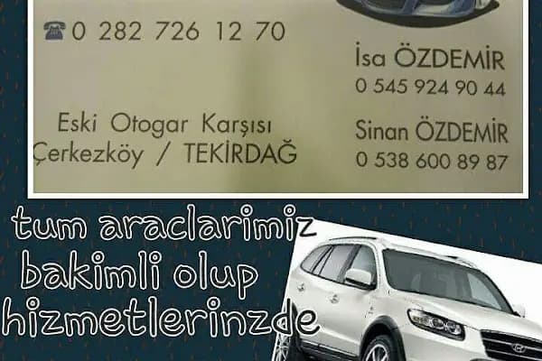 Tırakcar Oto Kiralama - Araba Kiralama Şirketi - Tekirdağ Çerkezköy