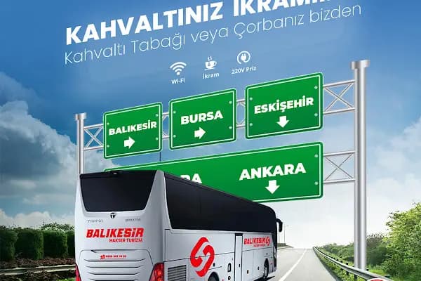 Balıkesir Hakser Turizm - Otobüs Firması - Balıkesir Manyas
