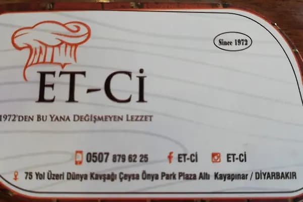 Etçi Restaurant Diyarbakir - Restoran - Diyarbakır Kayapınar