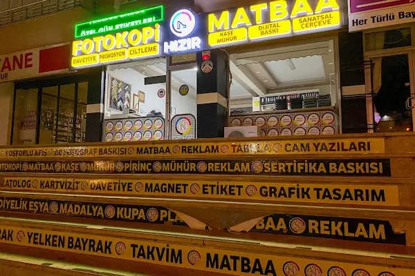 HIZIR MATBAA FOTOKOPİ KIRTASİYE MERKEZ - Matbaa - Konya Karatay