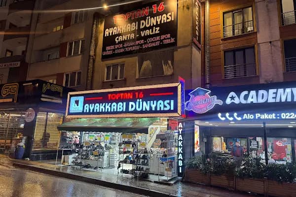 TOPTAN 16 AYAKKABI DÜNYASI - Ayakkabı mağazası - Bursa Osmangazi