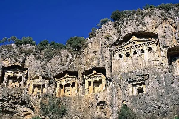 Kaunos Kral Mezarları - Tarihi Yer - Muğla 