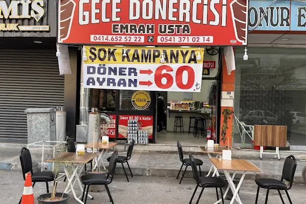 Gece Dönercisi Emrah Usta - Dönerci - Şanlıurfa Akçakale