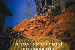 Kiralık Kepçe mini eskavatör