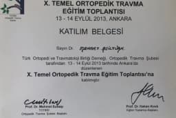 Op. Dr. Mehmet Asiltürk, Ortopedi Ve Travmatoloji