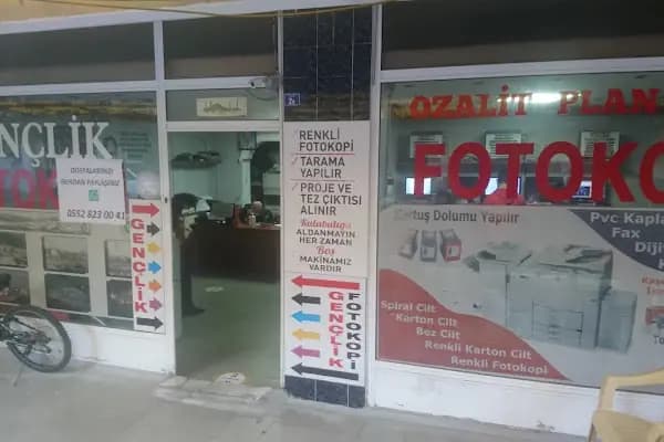 Gençlik Fotokopi - Fotokopi Malzemeleri Mağazası - Kocaeli Başiskele