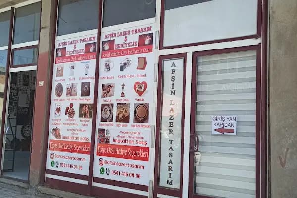 Afşin Lazer Tasarım Hediyelik - Hediyelik eşya dükkanı - Kahramanmaraş Afşin