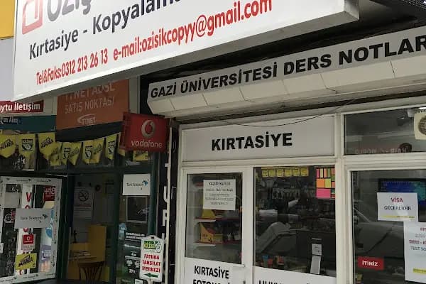 ÖZIŞIK KIRTASİYE (FOTOKOPİ)-(TEZ) BASIM MERKEZİ - Kırtasiye - Ankara Yenimahalle