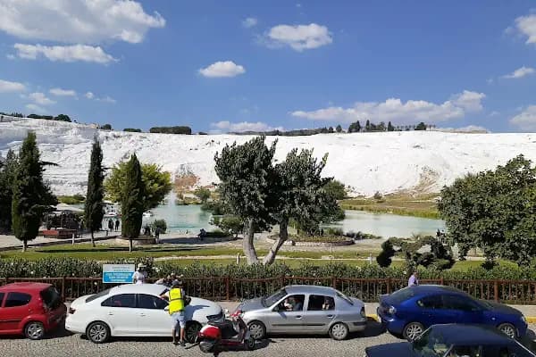 Pamukkale Traverten Otoparkı - Park Yeri - Denizli Merkezefendi