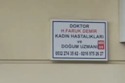Jin.Dr. H.Faruk Demir - Kürtaj ve Kadın Hastalıkları Kliniği