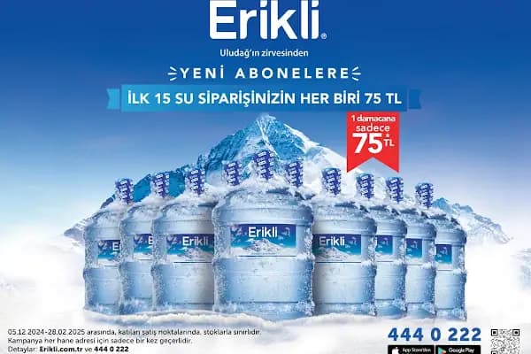 Erikli Antalya Alanya Hizmet Noktası - Şişe Suyu Tedarikçisi - Antalya Aksu