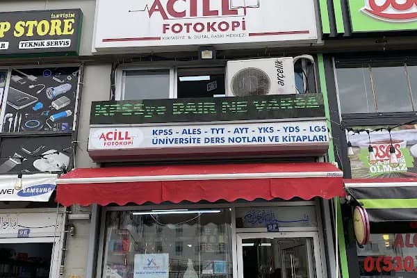 Acill Fotokopi Kırtasiye - Fotokopi ve Ozalit - Konya Selçuklu