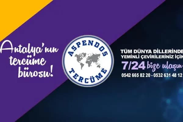 Aspendos Tercüme ve Danışmanlık Hizmetleri A.Ş. - Kurumsal Ofis - Antalya Alanya