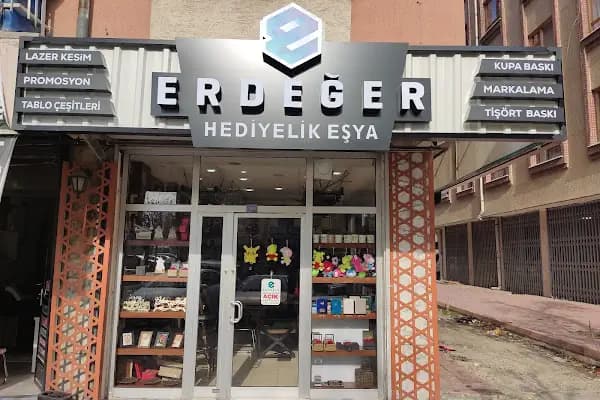 ERDEĞER HEDİYELİK EŞYA LAZER KESİM KUPA BASKI TİŞÖRT BASKI LAZER MARKALAMA - Hediyelik eşya dükkanı - Konya Karatay