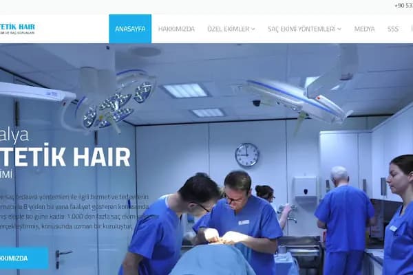 Estetik Hair / Antalya Saç Ekimi - Saç Transplantasyonu Kliniği - Antalya Muratpaşa