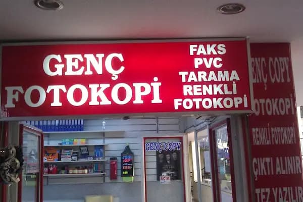 Genç Copy Fotokopi Merkezi - Fotokopi Malzemeleri Mağazası - Adana Çukurova