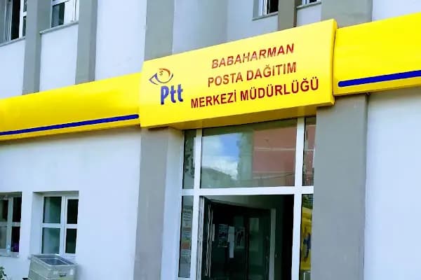 PTT Babaharman Posta Dağıtım Merkezi Müdürlüğü - Postane - Ankara Gölbaşı