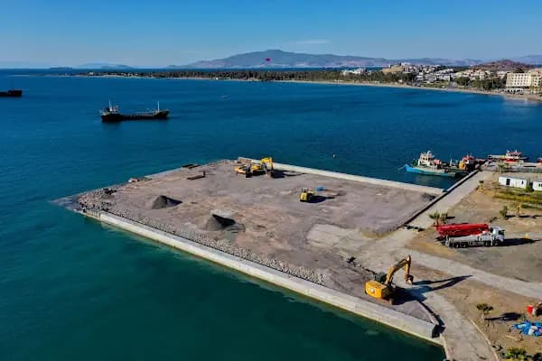 Aliağa Yolcu iskelesi(yapım aşamasında) - İskele Hizmeti - İzmir Karabağlar