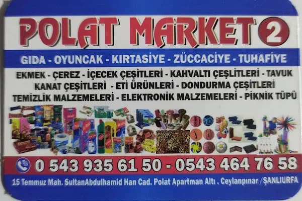 Polat Market 2 - Bakkal - Şanlıurfa Ceylanpınar
