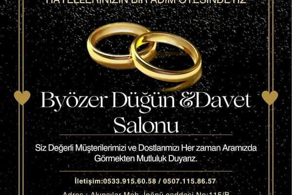 Byozer Düğün Davet Salonu - Düğün Salonu - İstanbul Güngören