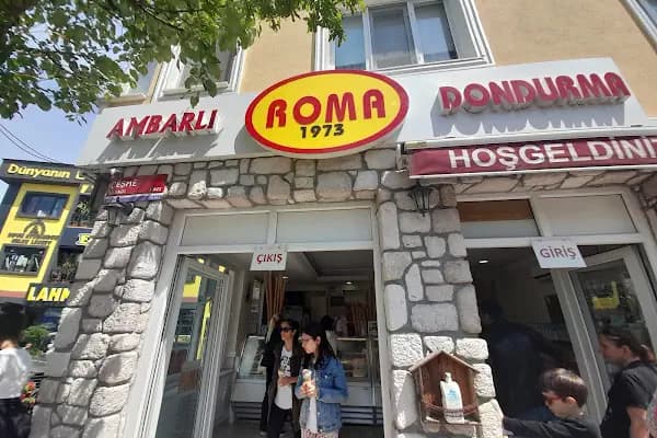 Ambarlı Roma Dondurmacısı - Dondurma dükkanı - İstanbul Beşiktaş