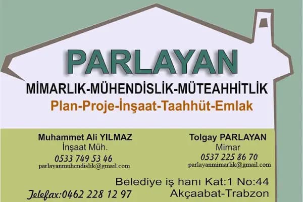 Parlayan Mimarlık - Mimar - Trabzon Ortahisar