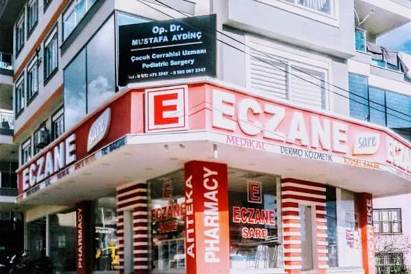 sare eczanesi - Eczane İçeren İşletme - Antalya Alanya