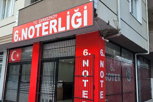 Çerkezköy 6. Noterliği - Noter - Tekirdağ Kapaklı