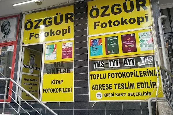 Özgür copy - Kırtasiye - Adana Çukurova